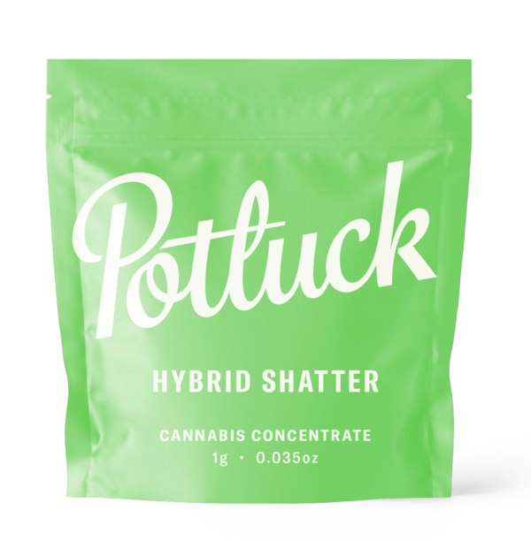 Potluck - Hybrid Shatter - cannabis Concentrate | Get Kush Canada
