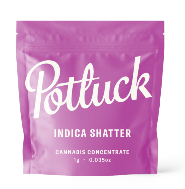 Potluck - Indica Shatter - cannabis Concentrate | Get Kush Canada