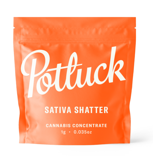 Potluck - Sativa Shatter - cannabis Concentrate | Get Kush Canada