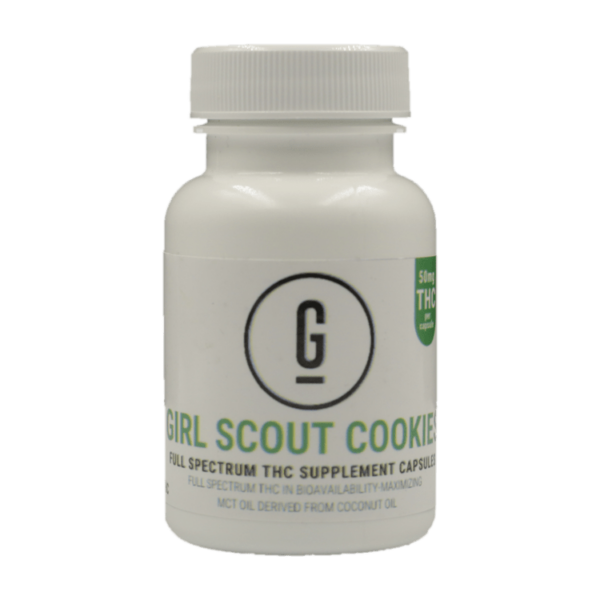 GRASS – THC Capsules – Girl Scout Cookies – 50mg | Get Kush Canada