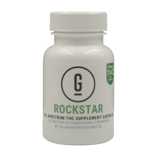 GRASS – THC Capsules – Rockstar – 50mg | Get Kush Canada