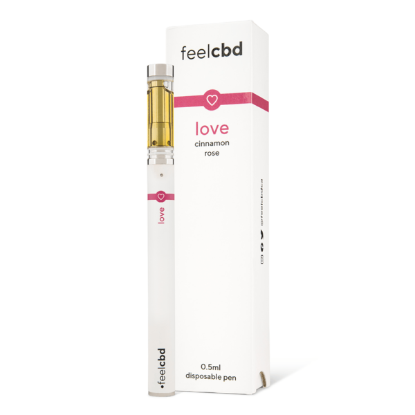 FeelCBD – Love – Dispsable CBD Vape Pen 0.5ml | Get Kush Canada