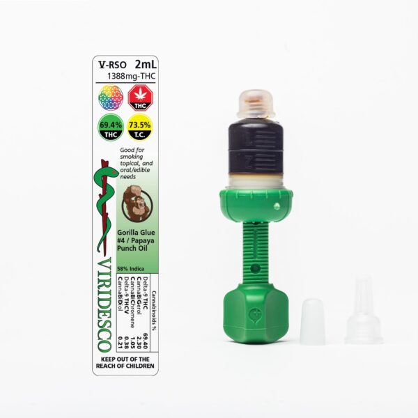 Viridesco – THC / RSO – Gorilla Punch – 2ml | Get Kush Canada