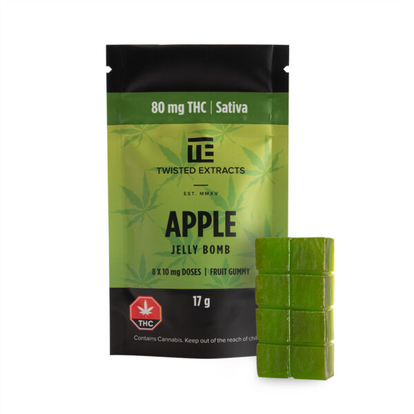 Twisted Extracts – Apple Jelly Bomb – Sativa – 80mg THC | Get Kush Canada