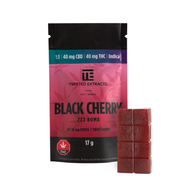 Twisted Extracts – Black Cherry 1:1 Zzz Bombs | Get Kush Canada