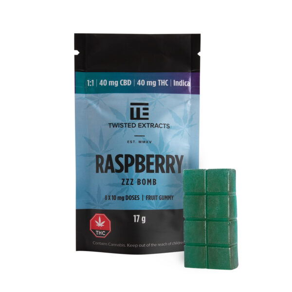 Twisted Extracts – Blue Raspberry 1:1 Zzz Bombs | Get Kush Canada
