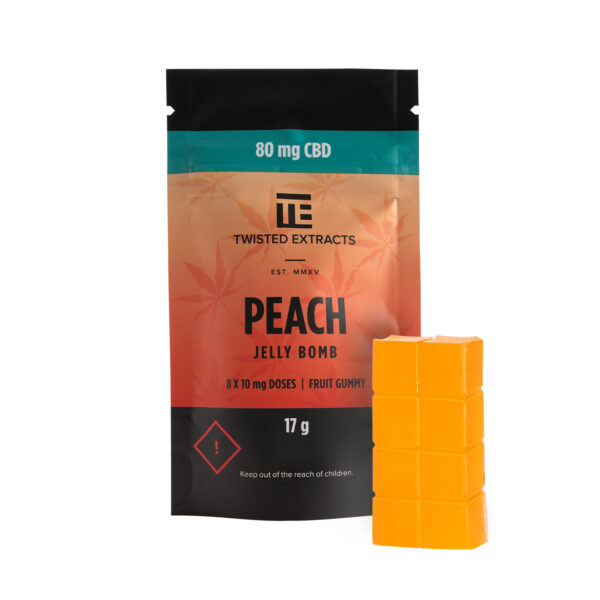Twisted Extracts – Peach Jelly Bombs – CBD | Get Kush Canada