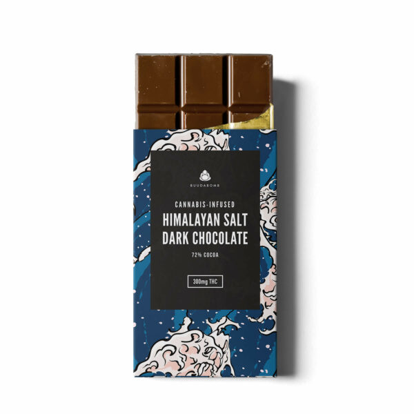 Buudabomb – Himalayan Salt Dark Chocolate – 300mg THC | Get Kush Canada