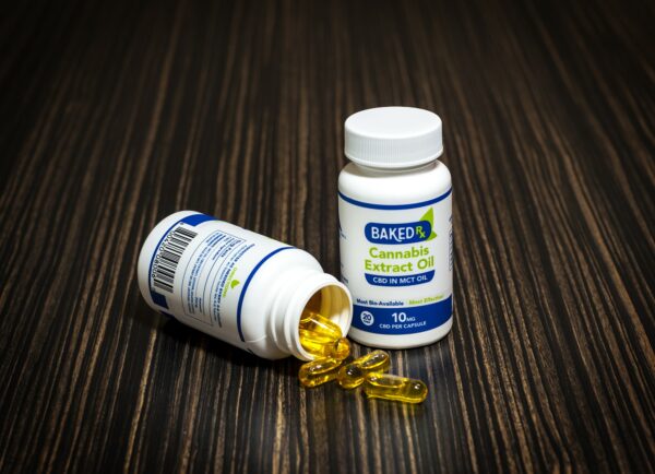 Baked Edibles – CBD Extract In MCT Oil Capsules 10mg or 20mg | Get Kush Canada
