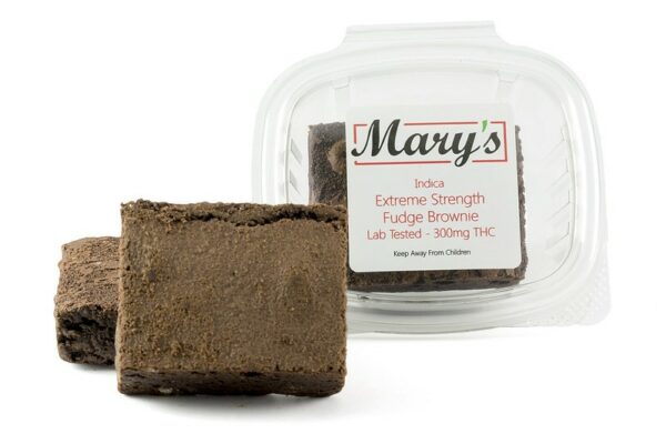 Mary’s Medibles – Extreme Strength Fudge Brownie – 300mg THC (Indica) | Get Kush Canada