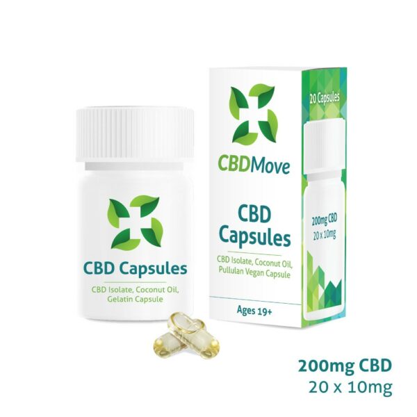 CBD Move – CBD Capsules – 200mg CBD | Get Kush Canada