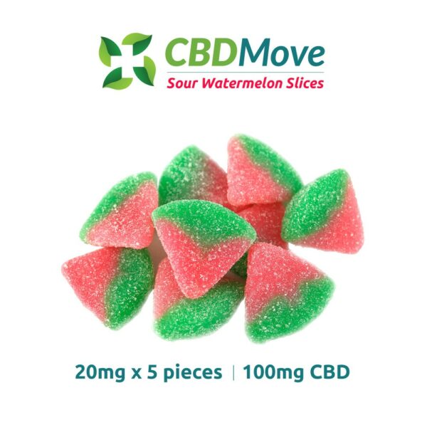 CBD Move – CBD Gummies – Watermelon – 100mg CBD | Get Kush Canada