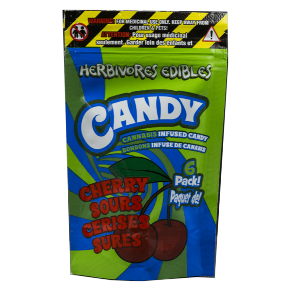 Herbivores Edibles – Cherry Sours Gummies | Get Kush Canada