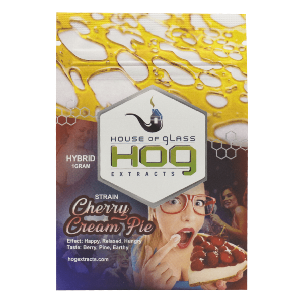 House Of Glass – Shatter – Cherry Cream Pie 1g | Get Kush Canada