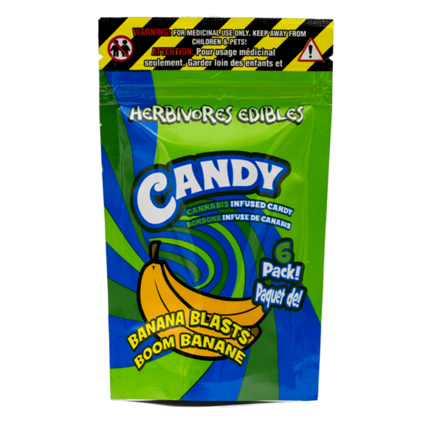 Herbivores Edibles – Banana Blasts Gummies | Get Kush Canada