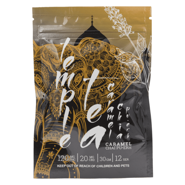 Temple Tea – Caramel Chai Pu-Erh 120mg THC | Get Kush Canada