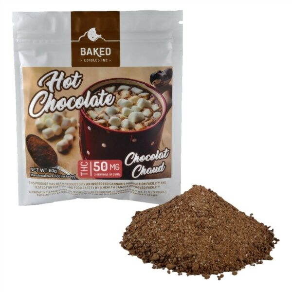 Baked Edibles – Hot Chocolate 50mg THC | Get Kush Canada