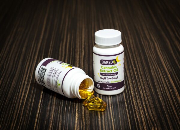 Baked Edibles – Tranquilanol (Sedative) Capsules 5mg | Get Kush Canada