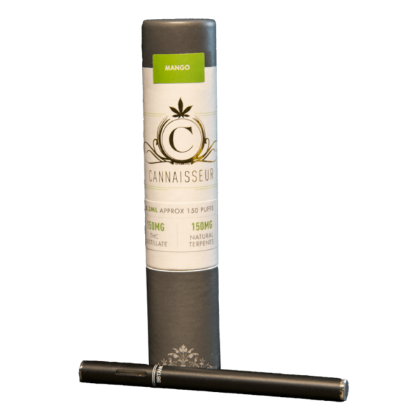 Cannaisseur – Disposable THC Distillate Pen – Mango 0.3ml | Get Kush Canada
