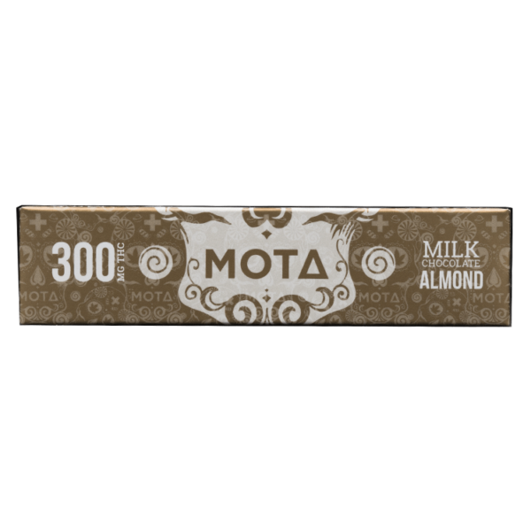 MOTA Edibles – Milk Chocolate Almond Bar – 300mg THC | Get Kush Canada