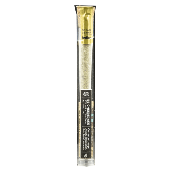 Flowerpwr – Pre-Roll – BB Cheesecake – 1g | Get Kush Canada