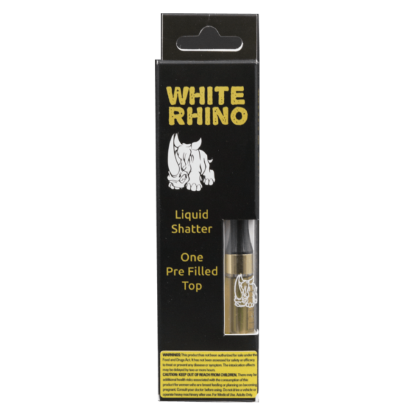 White Rhino – Liquid Shatter Refill Cartridge – Girl Scout Cookies 1g | Get Kush Canada