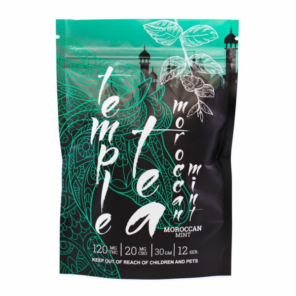 Temple Tea – Moroccan Mint – 120mg THC | Get Kush Canada