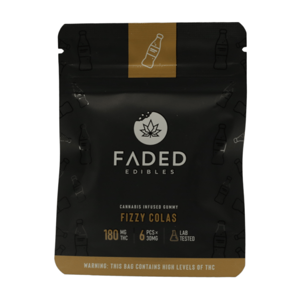 Faded Edibles – Fizzy Colas – 180mg | Get Kush Canada