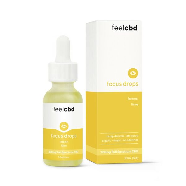 FeelCBD – Focus Drops – CBD Tincture 300mg | Get Kush Canada