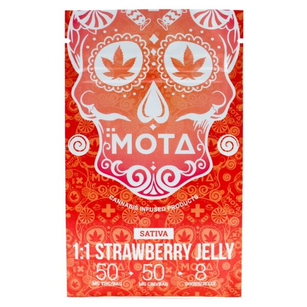 Mota – White Cube CBD – Strawberries & Cream – 180mg CBD | Get Kush Canada