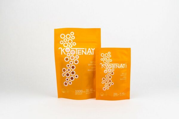 Kootenay Labs – Sativa Gummies – Apricot – 250mg THC | Get Kush Canada