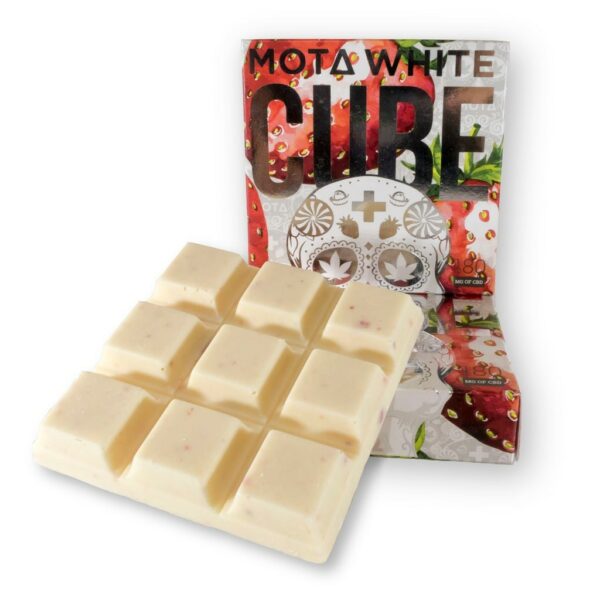 Mota – White Cube CBD – Strawberries & Cream – 180mg CBD | Get Kush Canada