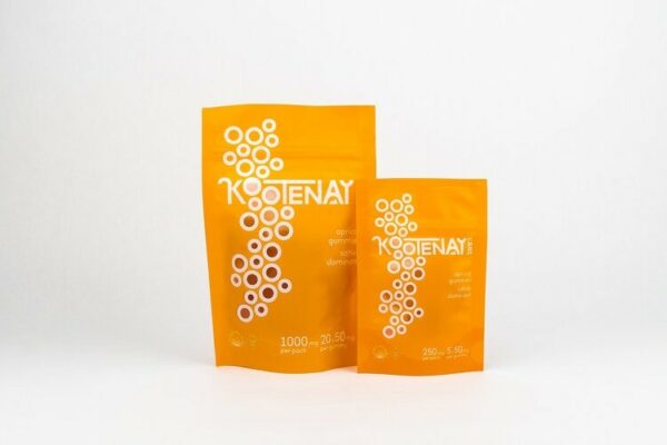 Kootenay Labs – 1:1 Gummies – Tangerine – 1000mg | Get Kush Canada