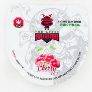 The Green Samurai – Cherry Gummies – 150mg | Get Kush Canada