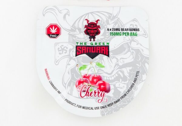 The Green Samurai – Cherry Gummies – 150mg | Get Kush Canada