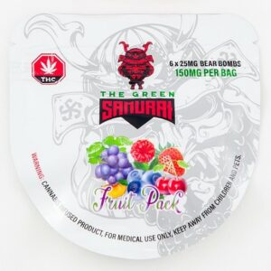 The Green Samurai – Fruit Pack Gummies – 150mg | Get Kush Canada