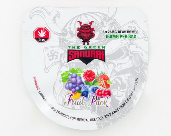 The Green Samurai – Fruit Pack Gummies – 150mg | Get Kush Canada