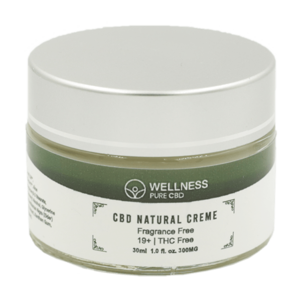 Wellness Pure CBD – Natural Creme – 500mg | Get Kush Canada