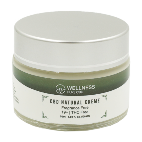 Wellness Pure CBD – Natural Creme – 500mg | Get Kush Canada