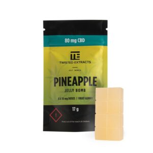 Twisted Extracts – Pineapple Jelly Bombs – CBD | Get Kush Canada