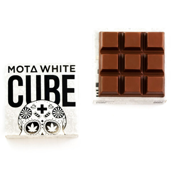 MOTA White Cube – 180mg CBD Milk Chocolate Cube | Get Kush Canada