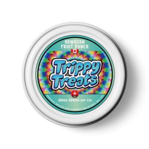 Trippy Treats – Hawaiian Fruit Punch Gummies – 400mg THC | Get Kush Canada