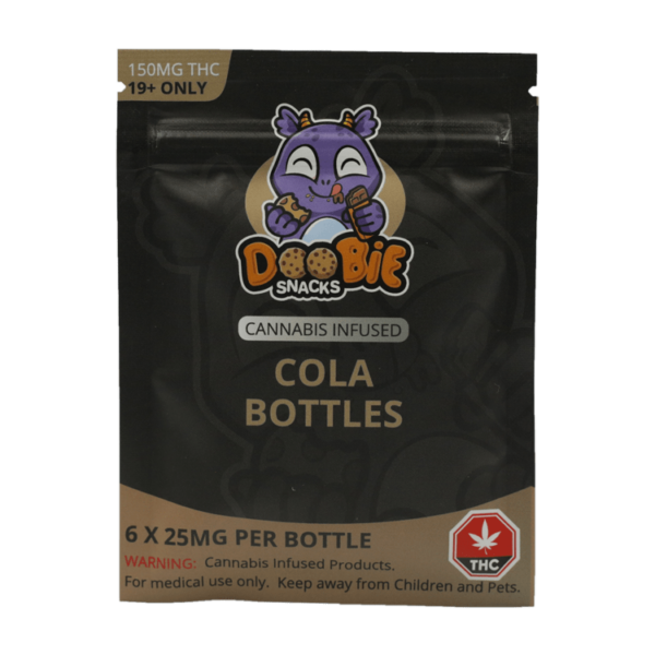 Doobie Snacks – CBD Sour Gummy Bears – 150mg CBD | Get Kush Canada