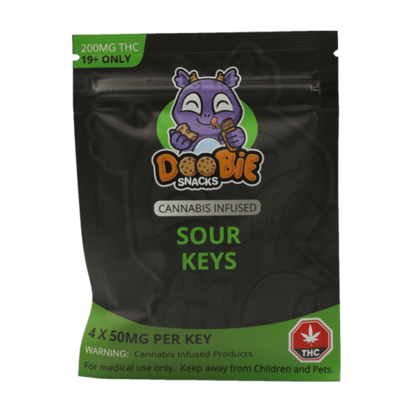 Doobie Snacks – CBD Sour Gummy Bears – 150mg CBD | Get Kush Canada