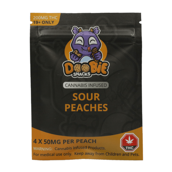 Doobie Snacks – CBD Sour Gummy Bears – 150mg CBD | Get Kush Canada