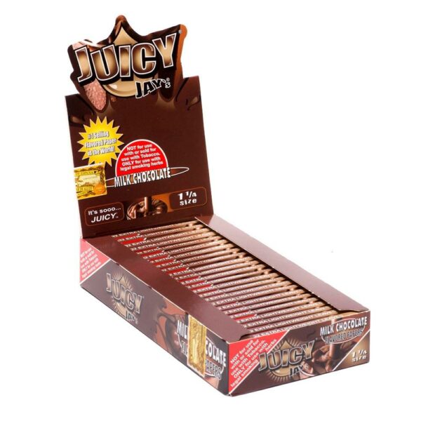 Juicy Jay’s – Hemp Papers (1.25 Inch) – Milk Chocolate | Get Kush Canada