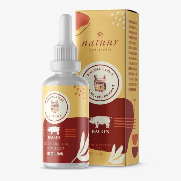 Natuur – Pet Series – CBD Oil For Small Dogs – Bacon Flavour – 125mg | Get Kush Canada