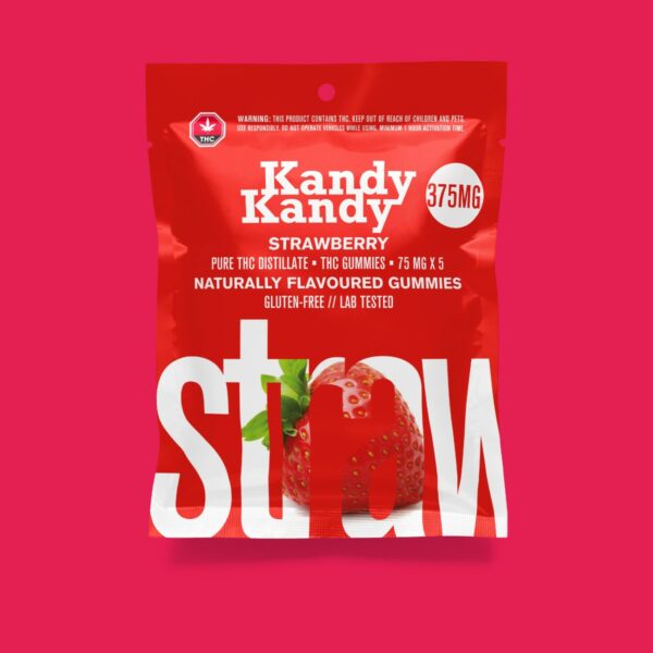 Kandy Kandy – Strawberry Gummies | Get Kush Canada