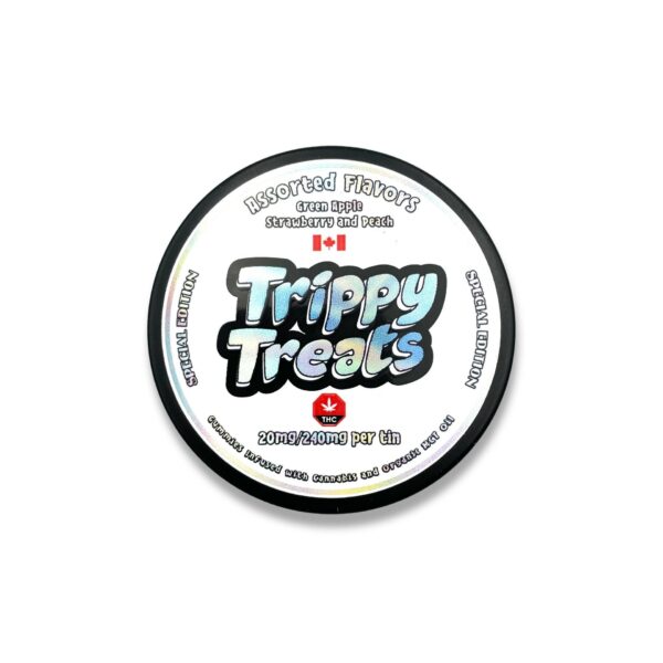 Trippy Treats – Assorted Flavour Gummies – 400mg THC | Get Kush Canada