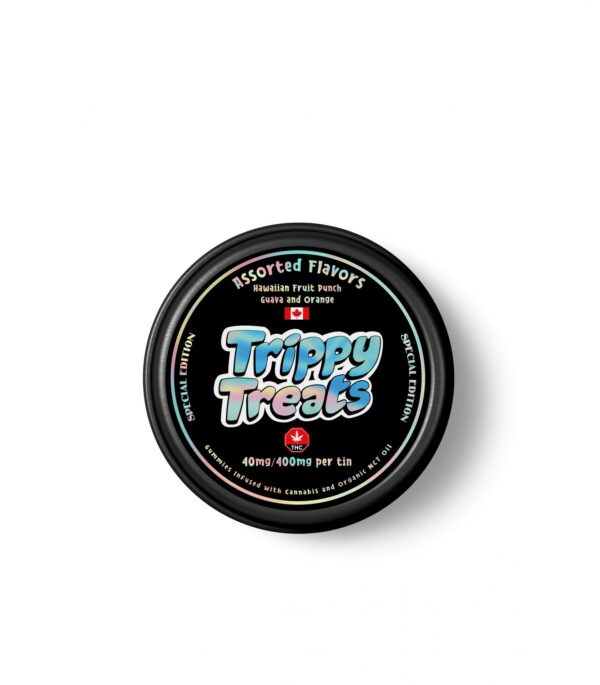 Trippy Treats – Assorted Flavour Gummies – 400mg THC | Get Kush Canada
